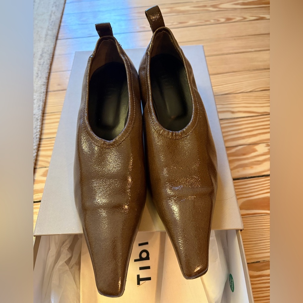 Tibi Brown Leather Women's Shoes